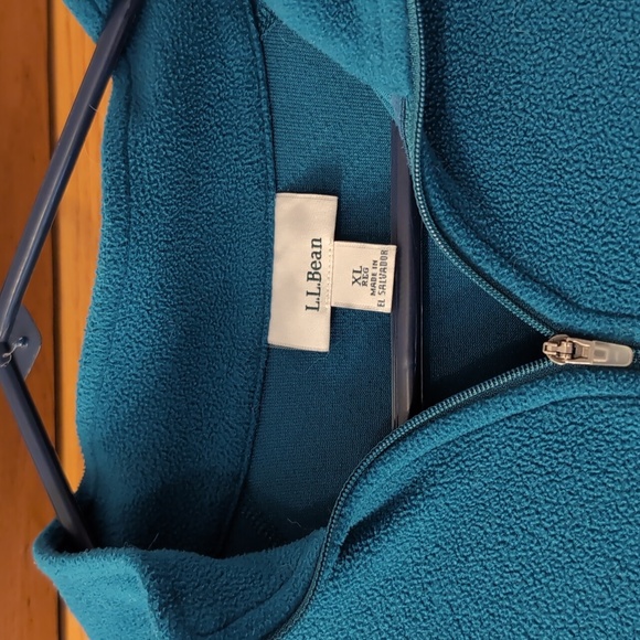 LL Bean 1/4 zip fleece size XL - Picture 2 of 4